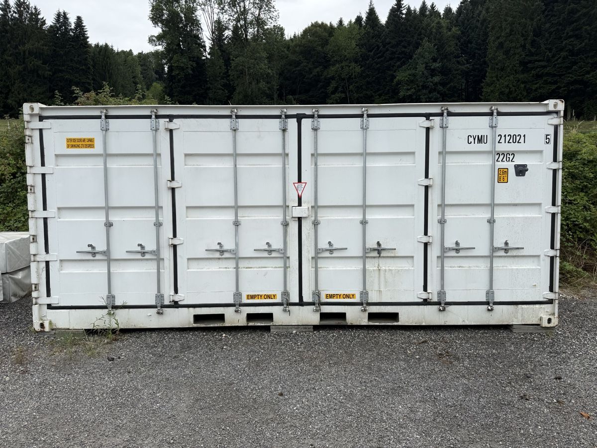 Contenitori edile: 20 Fuss Lagercontainer Open Side Seitenöffnung – Usato da grosswangen venduto da Poliniman0 2