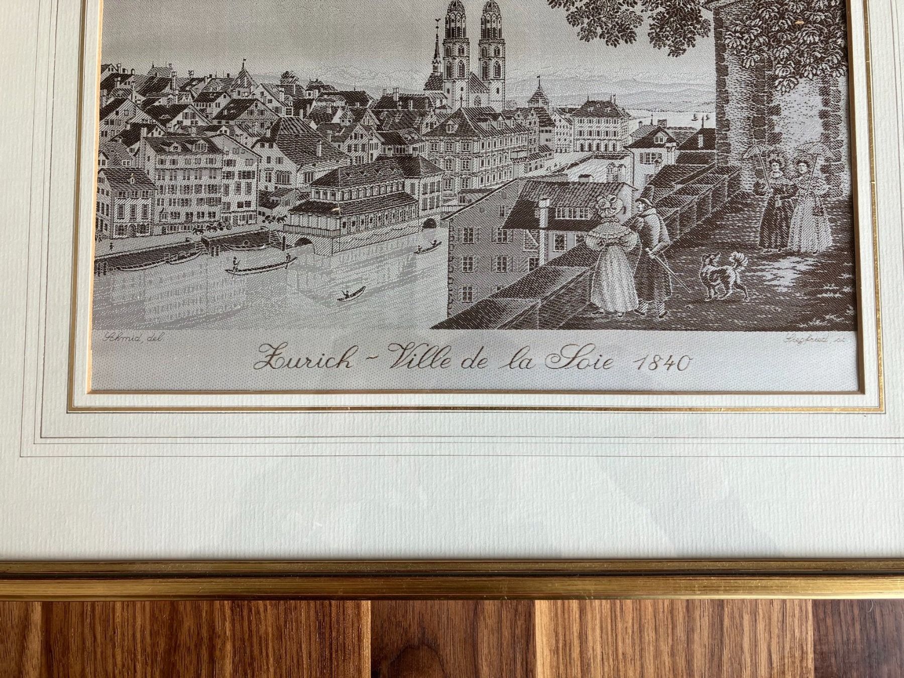 Poster & Bilder: Seidenbild von Seidenweberei Weisbrod – Gebraucht aus Neunkirch von autoscooter57 1