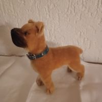 Steiff Hund Boxer 17 cm gross um 1965