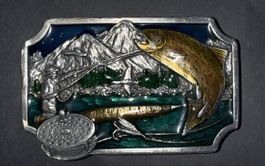 Boucle de ceinture, pêche de la truite à la mouche - USA