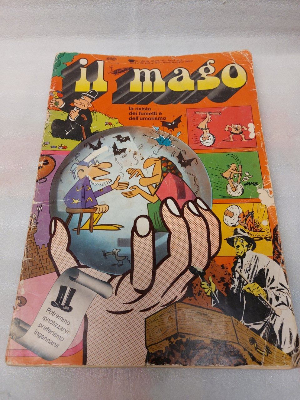 Fumetti: Fumetto "il Mago" umoristica vintage anni '70 – Difettoso da Pambio Noranco venduto da Pol69