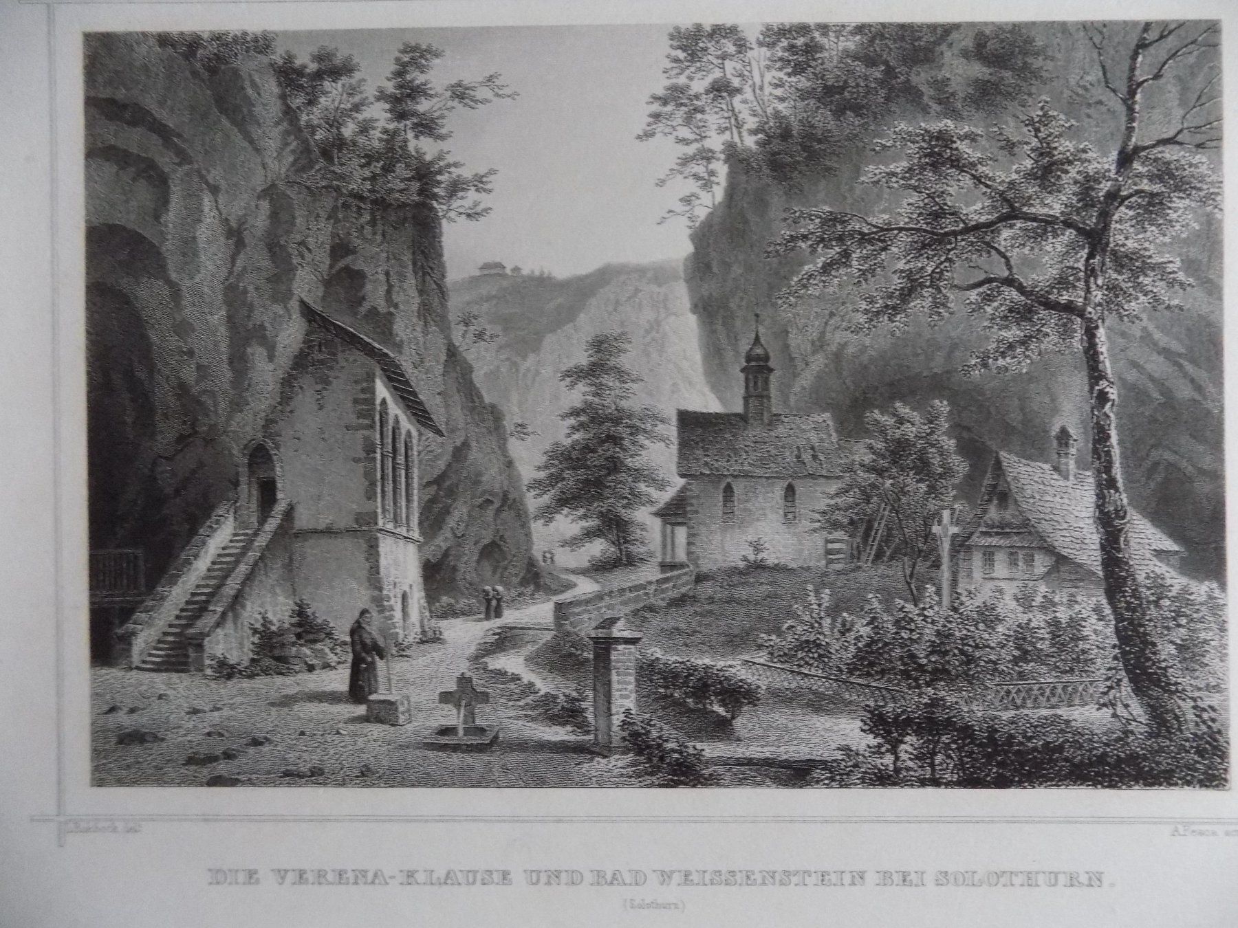 Gravures: St. Verena Klause in Solothurn – D'occasion à Risch par Antikfee 1