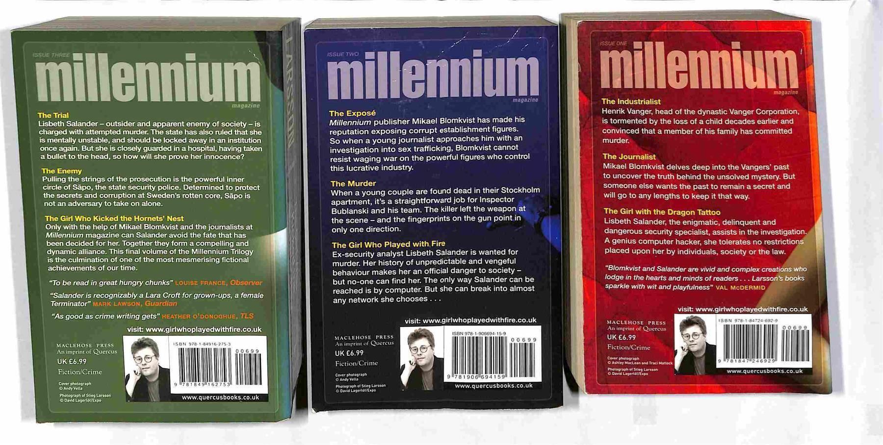 Tutti i DVDs: Millennium Trilogy Box - Stieg Larsson – Usato da Chur venduto da mojobox 2