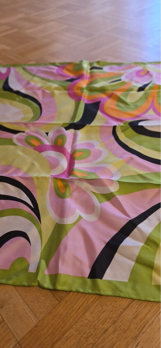 Foulard & Sciarpe: Codello Seidentuch, Frühlingsfarben, Top Zustand! – Usato da St. Gallen venduto da mania03 2