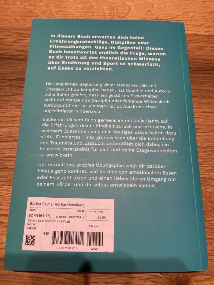 Libri: Dein Inneres Kind will satt werden – Nuovo (secondo la descrizione) da Baar venduto da Girlpower1994 1