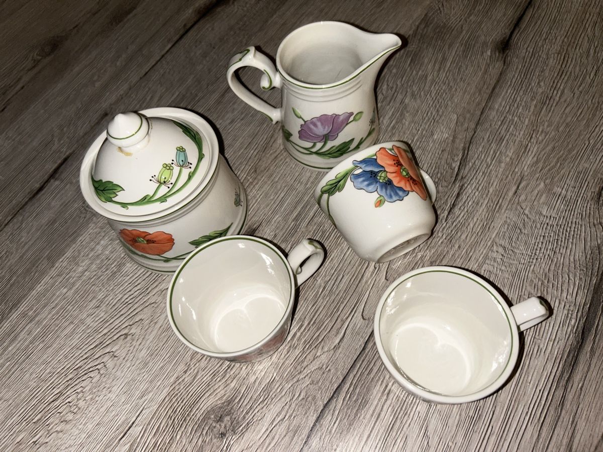 Villeroy & Boch Set di piatti: Teeset Villeroy & Boch, 6 Teilig – Nuovo (secondo la descrizione) da Hallwil venduto da Zoeizy