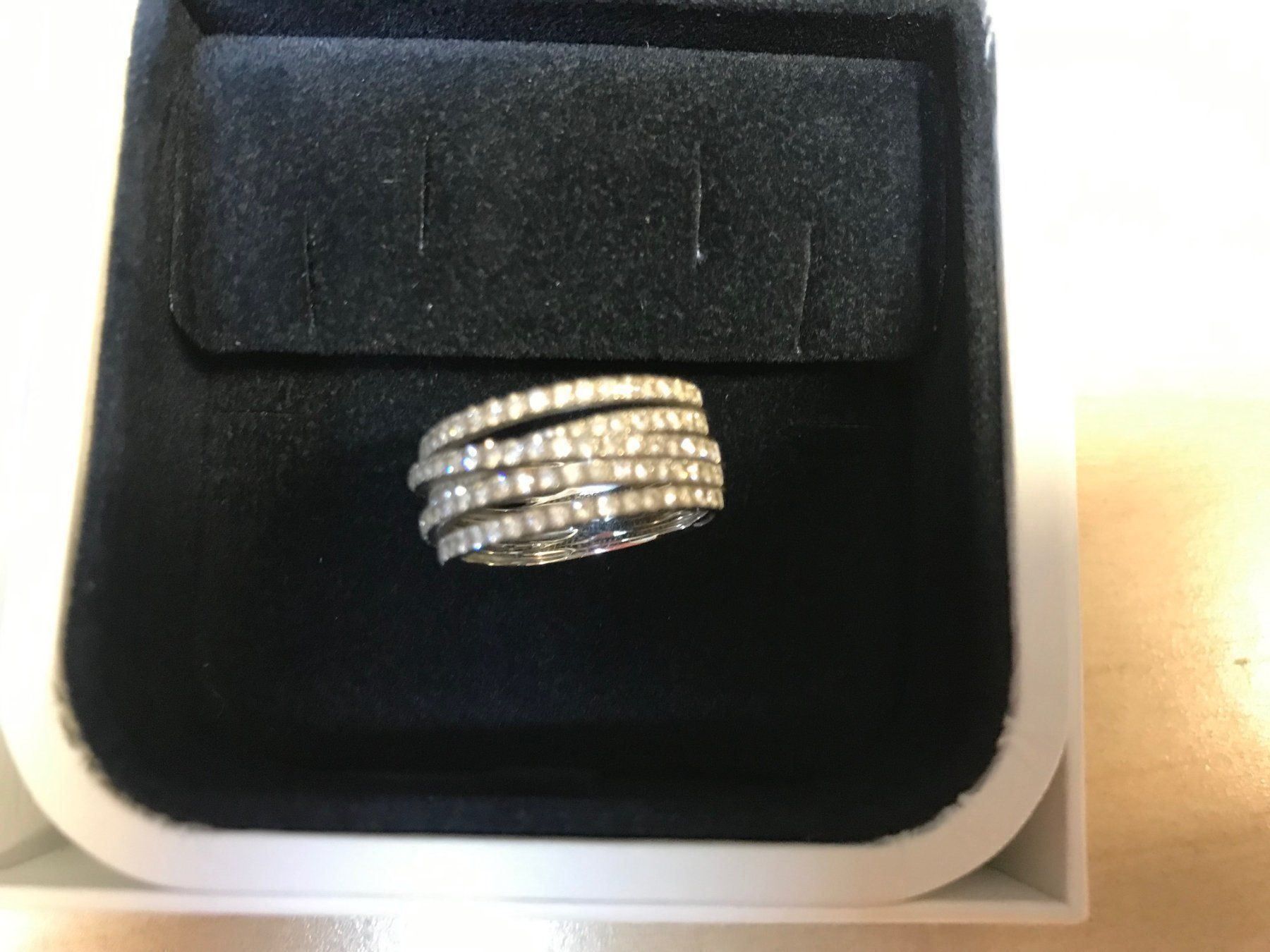 Anelli: Damenring Pave 18K Weissgold – Nuovo (secondo la descrizione) da Emmenbrücke venduto da DanielStulz62 4