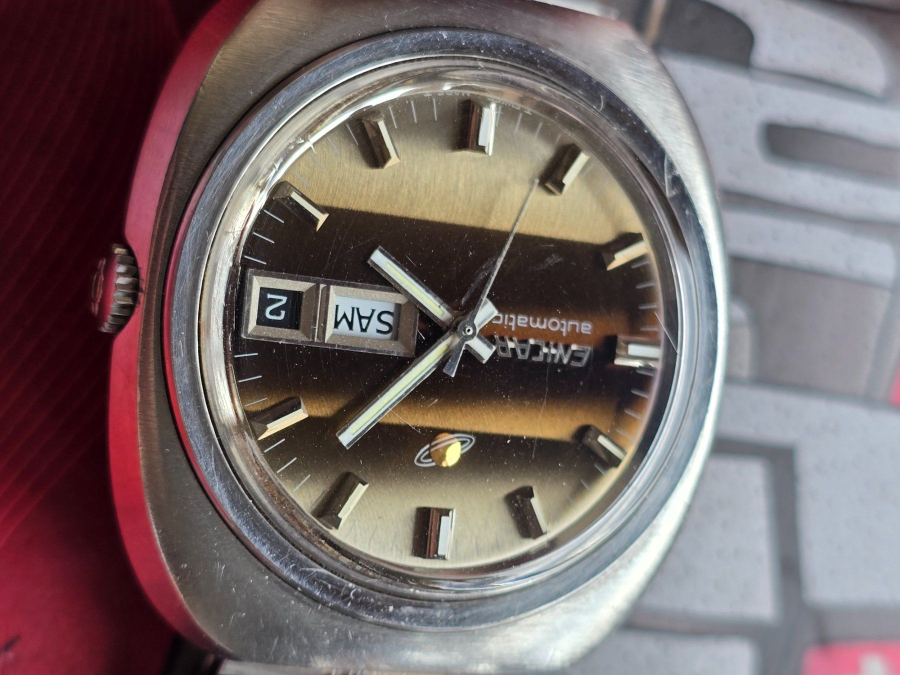 Enicar Orologi: 341 Enicar Automatic Day Date – Usato da Muri AG venduto da Corredor 4