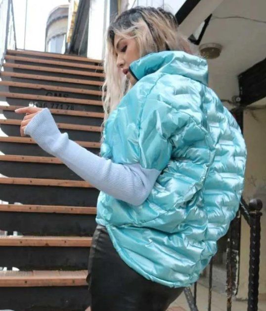 Jacken: Metallic Puffer Jacke – Neu (gemäss Beschreibung) aus Basel von Dawid1713 3