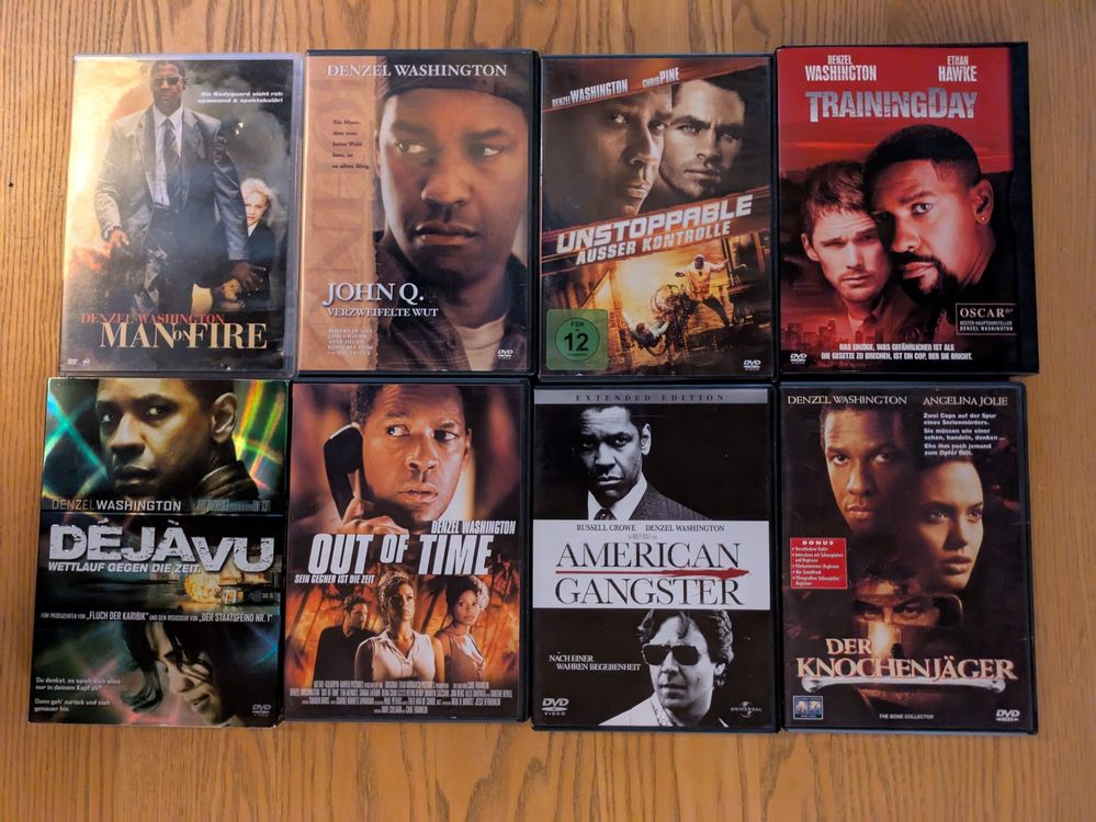 🎬 8 Denzel Washington Kult- & Action-DVDs (Gebraucht) in Männedorf für ...