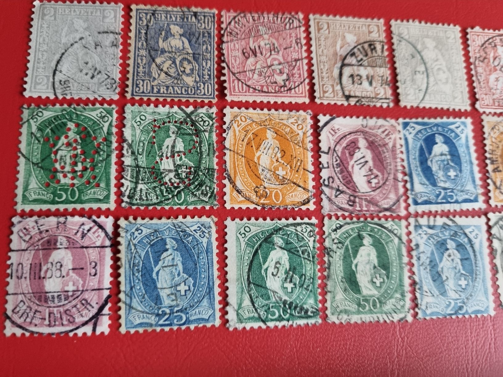 Alle Briefmarken: GUTE SAMMLUNG SCHWEIZ AB 1862 - STARTPREIS 1.- – Gebraucht aus Heimenschwand von rog_p7h9 1