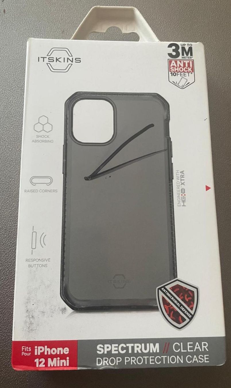 Cover & Protezioni schermo: ITSKINS iPhone 12 Mini Hülle - Transparent grau – Nuovo (secondo la descrizione) da Bassersdorf venduto da maga1g 1