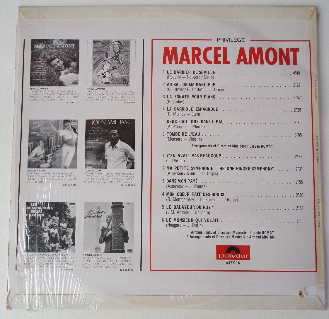 Dischi in vinile: Marcel Amont – Usato da Castelrotto venduto da sepiadesign 1