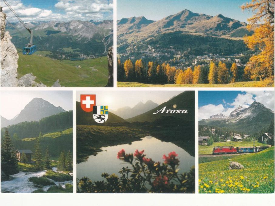 Cartoline postali: Arosa 2009 – Usato da Bürglen TG venduto da StampGraf