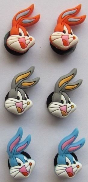 Tutte le decorazioni: Bugs Bunny: 6 shoecharms jibbitz SOLDES – Nuovo e nell'imballaggio originale da Lutry venduto da kylab7