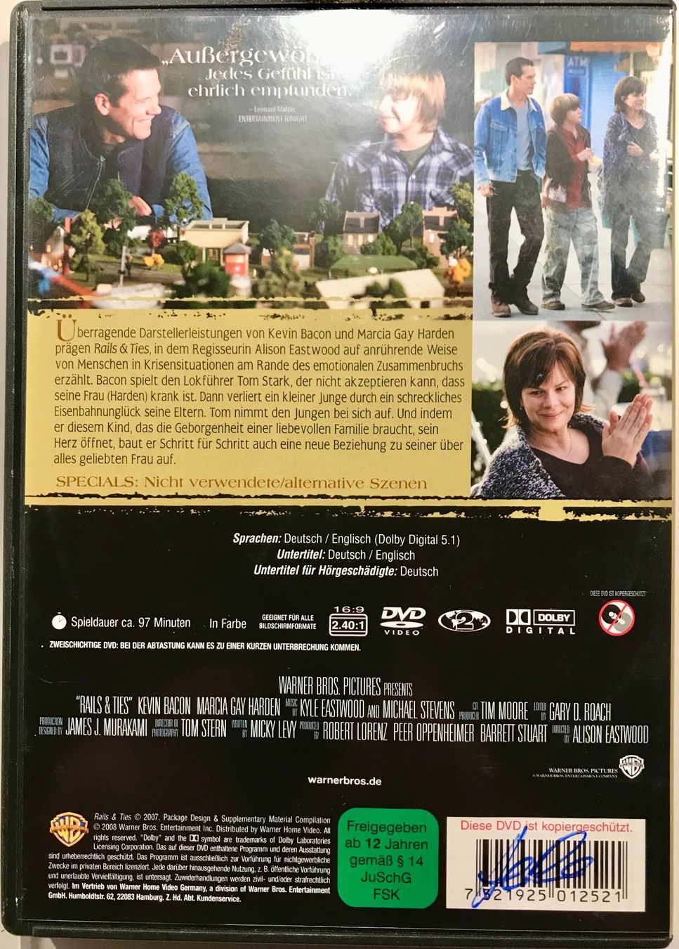 Tutti i DVDs: Rails & Ties -Aufbruch in ein neues Leben – Usato da Lostorf venduto da heidimeier 1