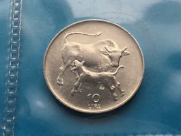 10 Lire San Marino 1972 unzirkuliert