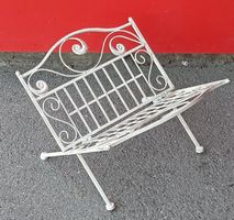 Von ca. 2012 Shabby Chic Zeitungsständer Eisen geschmiedet