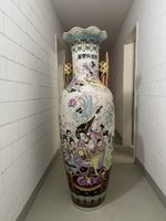 Dekorative chinesische Bodenvase Verziert 158cm