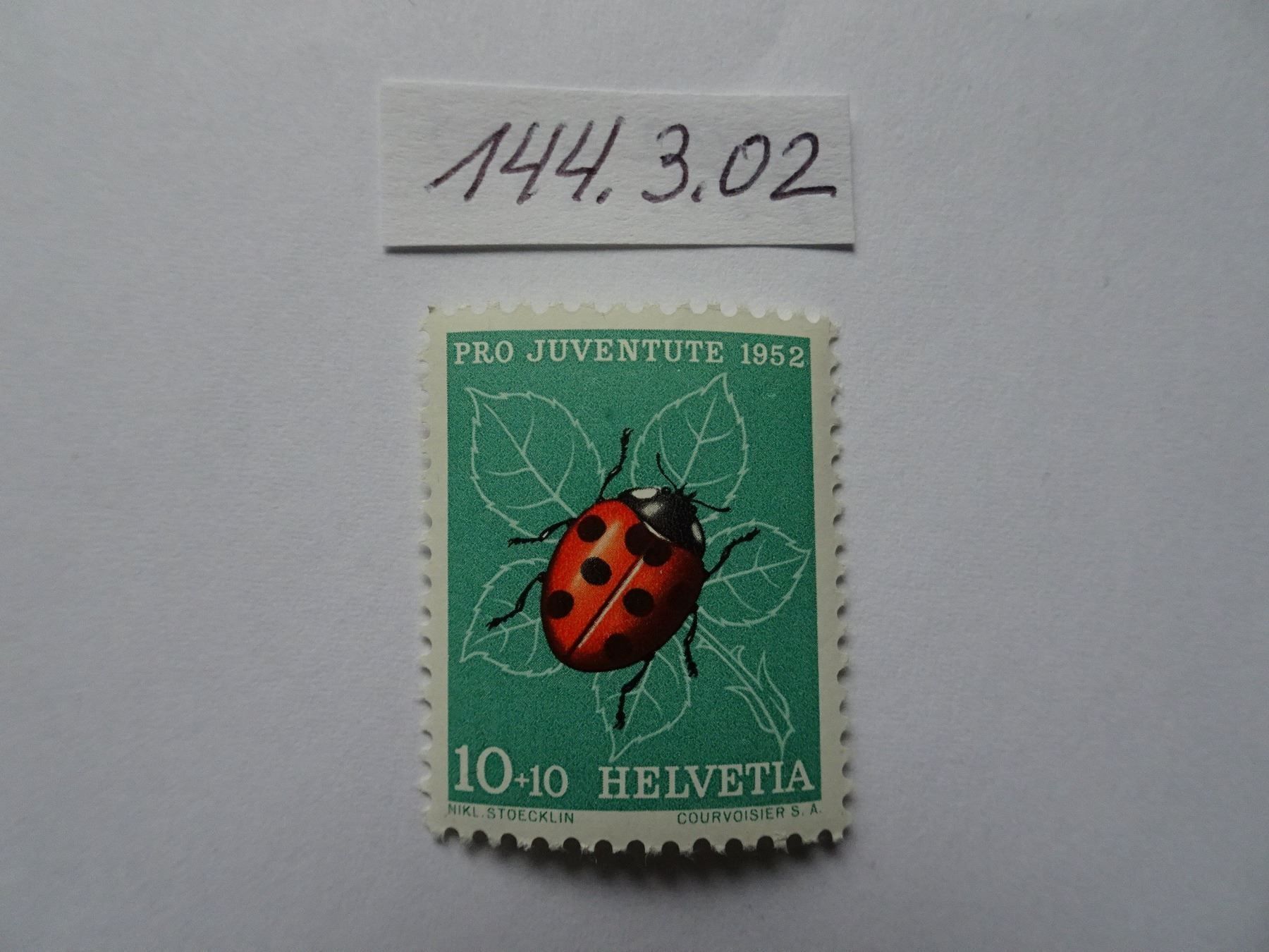 Tous les timbres: PJ 1952** – Neuf (Voir description) à Aadorf par Chnorli-Furz 1