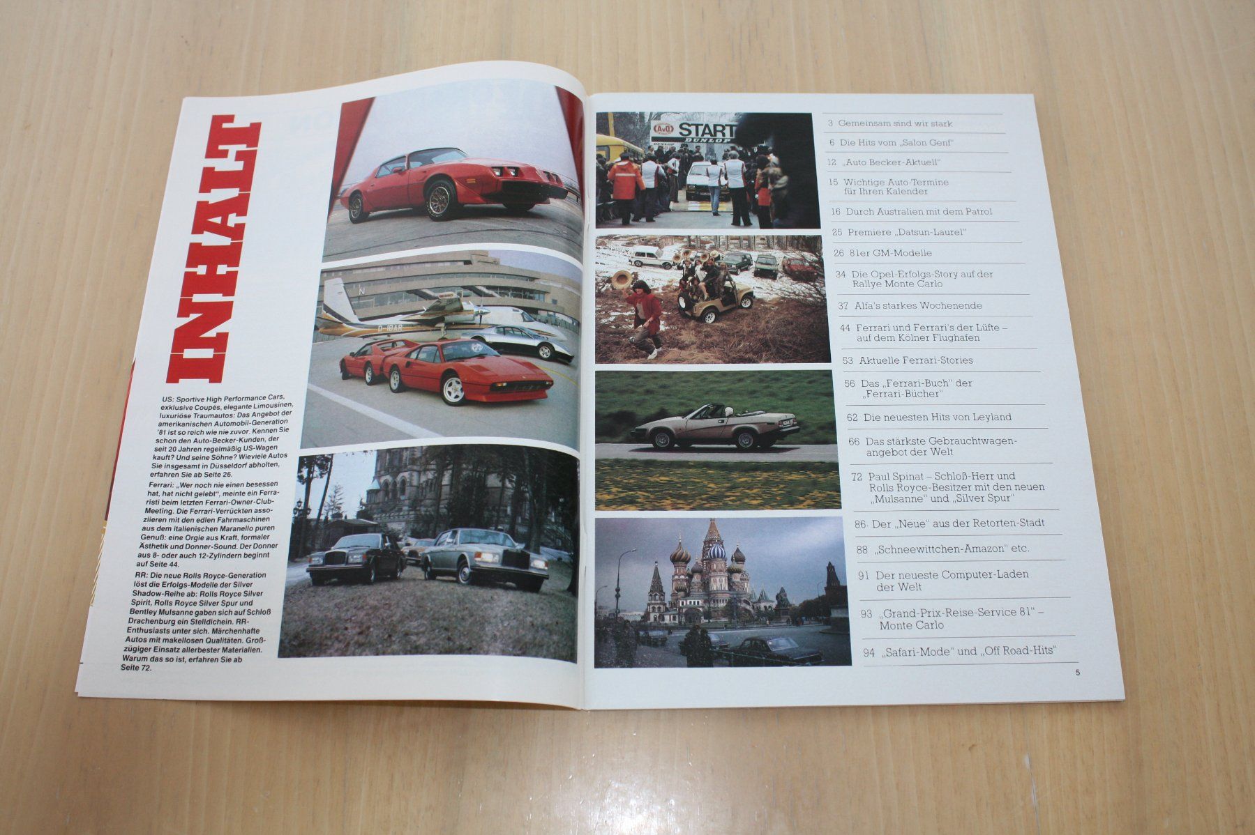 Riviste & Magazine: Auto Welt Heft Nr. 1/ 1981 AUTO BECKER Düsseldorf – Usato da Wikon venduto da erwin400 1