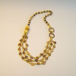 Catenine: Collier style africain en bois – Nuovo e nell'imballaggio originale da marsens venduto da gag03
