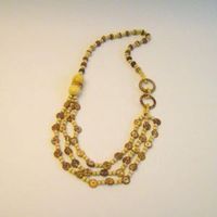 Collier style africain en bois