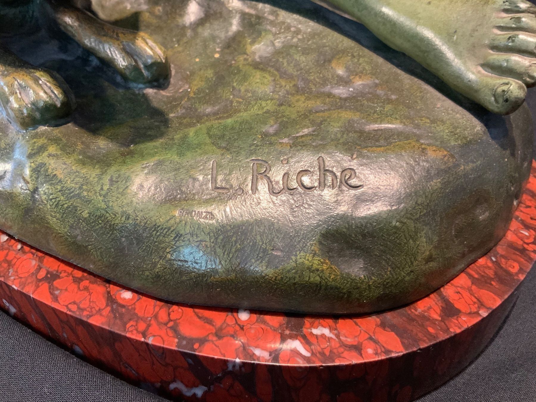 Sculture & Statue: Akt Bronze L. Riché – Usato da La Heutte venduto da Mikeller74 6