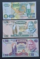 Banknoten Zambia unc