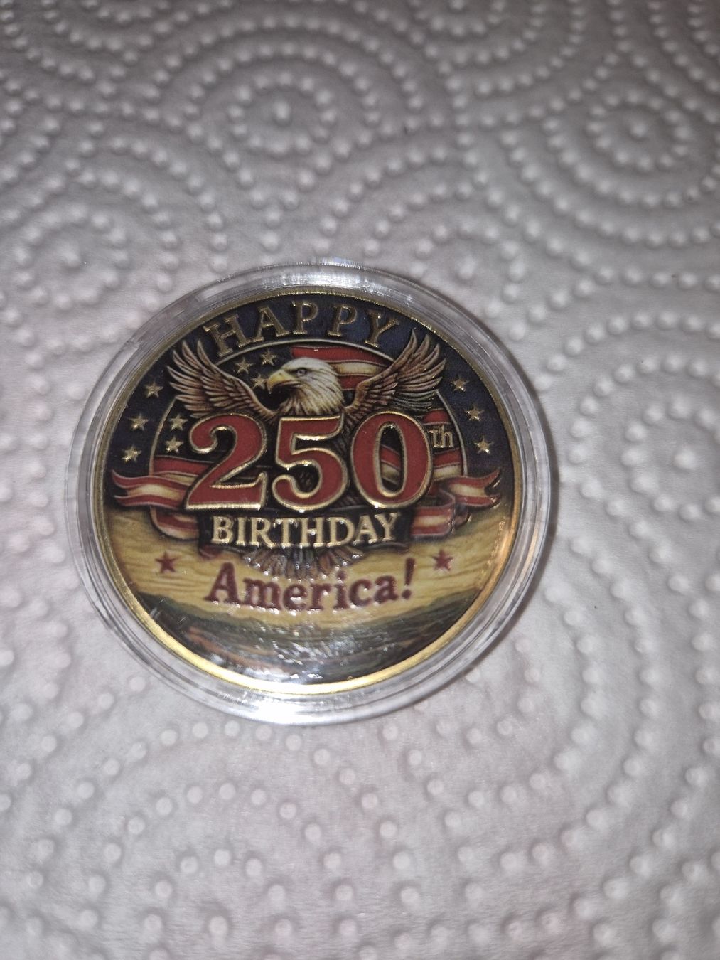 Toutes les monnaies: Pièce commémorative 250 ans USA – Neuf (Voir description) à Senèdes par hen_fw8b 1