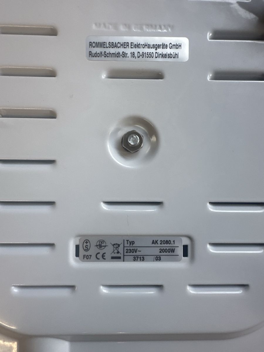 Piatti di portata: Kochplatte RÖMELSBACHER 2000W gebraucht – Usato da Baar venduto da Hillsboro 2