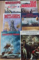 6 Militär Geschichtsbücher, Kriegsschiffe, Schlachtschiffe