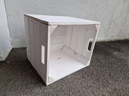 Weisse Holzkisten / Holzharassen (z.B. für Hochzeit)