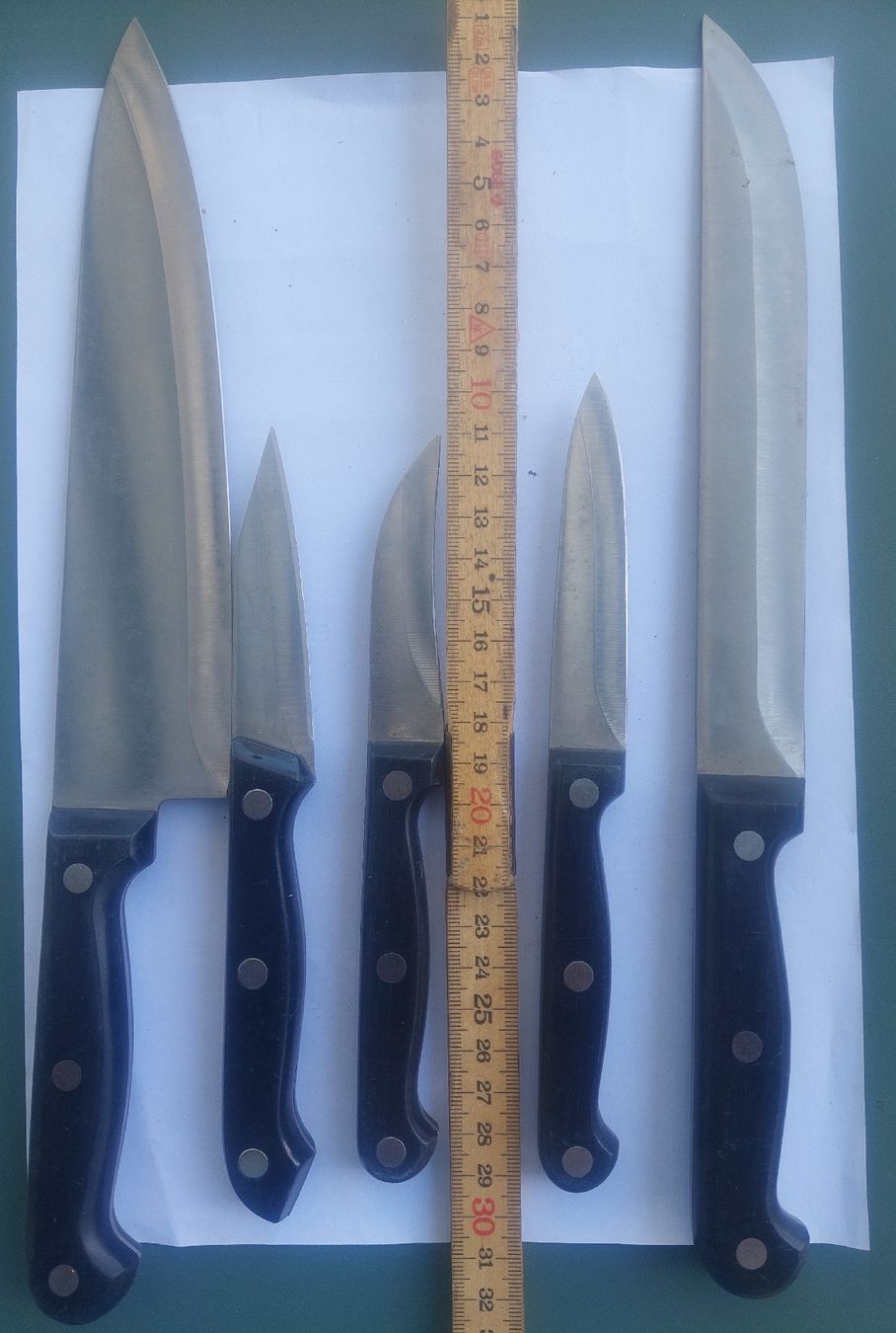 Coltelli da cucina: 5 Küchenmesser, rostfrei – Usato da Zürich venduto da Cortin 1