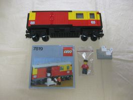 LEGO 7819 System POST Container Wagen Eisenbahn