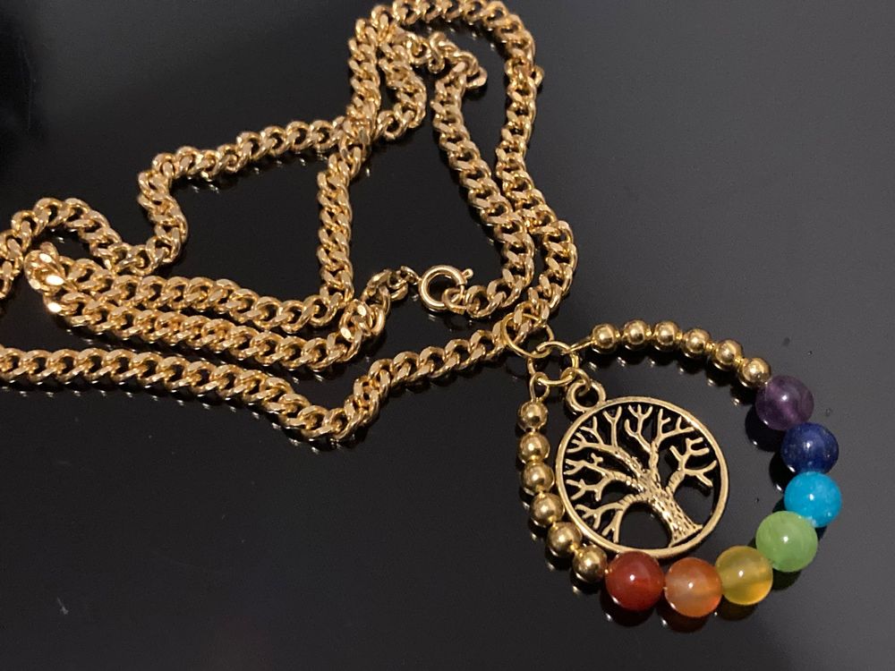 Collier Doré Avec Pierres Turquoise Lucky Brand - Longueur 32" + Extension, Neuf Avec étiquette