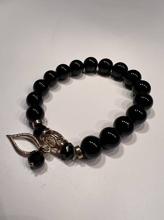 Bracciali & Braccialetti: Braccialetto perle nere – Usato da Gordola venduto da Simijojo 2