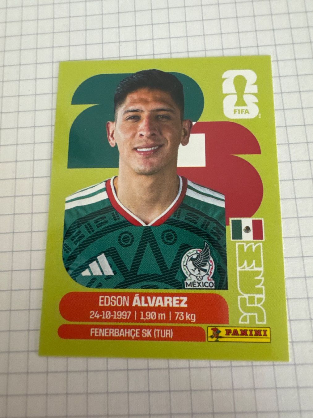Panini Carte collezionabili: Panini Sticker WM 2026, MEX 10 Edson Alvarez – Nuovo (secondo la descrizione) da Winterthur venduto da mathis-spielsteine