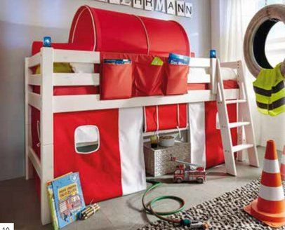 Letti: Halbhohes Kinderbett mit Leiter – Usato da Burgdorf venduto da Mmaik 9