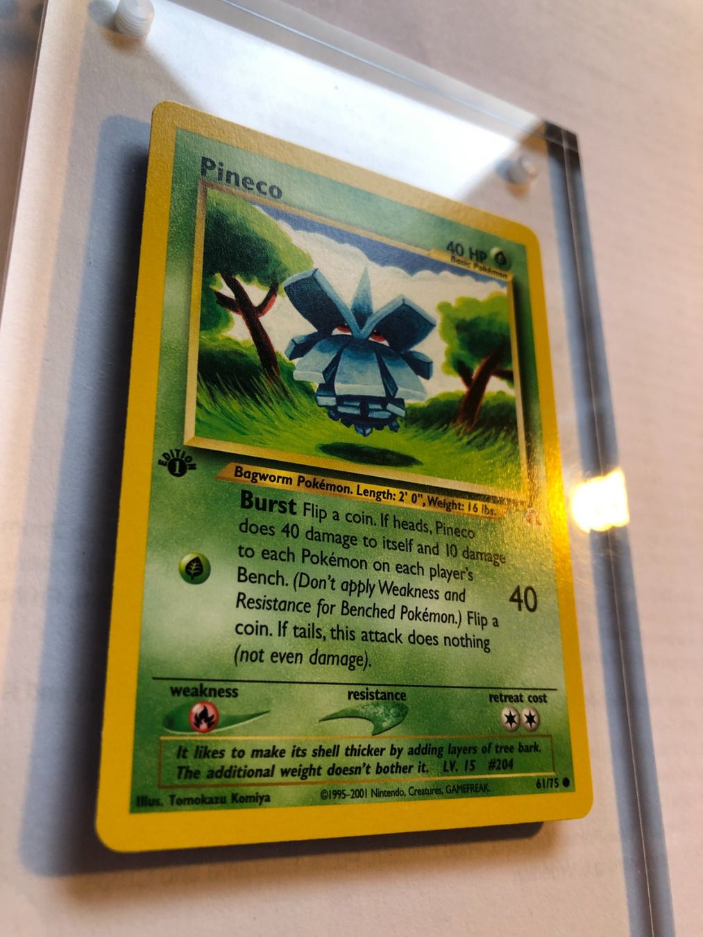 Sammelbilder & Trading cards: Pineco 1st Neo Discovery - MINT - ab 1.- – Gebraucht aus Giubiasco von dan_pr8b 1