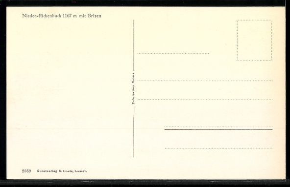 Cartes postales: Nieder-Rickenbach, Ortsansicht mit Brise – D'occasion à Berlin par bartko-reher 1