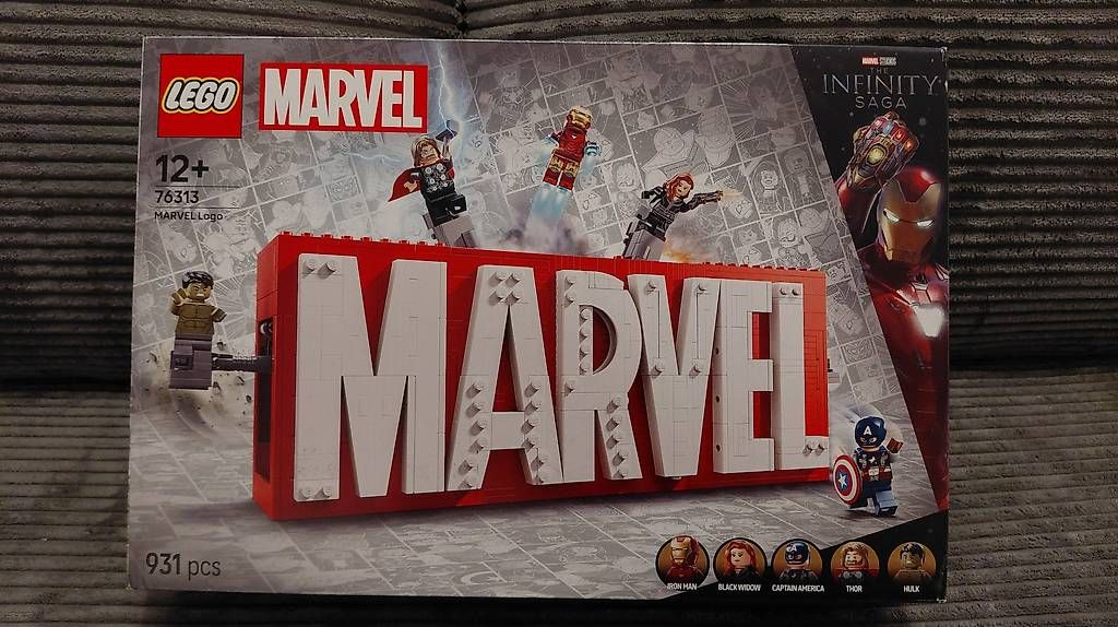Marvel Kit di costruzioni: Lego 76313, Marvel Logo und Minifiguren – Nuovo e nell'imballaggio originale da Eschlikon TG venduto da Sepp19