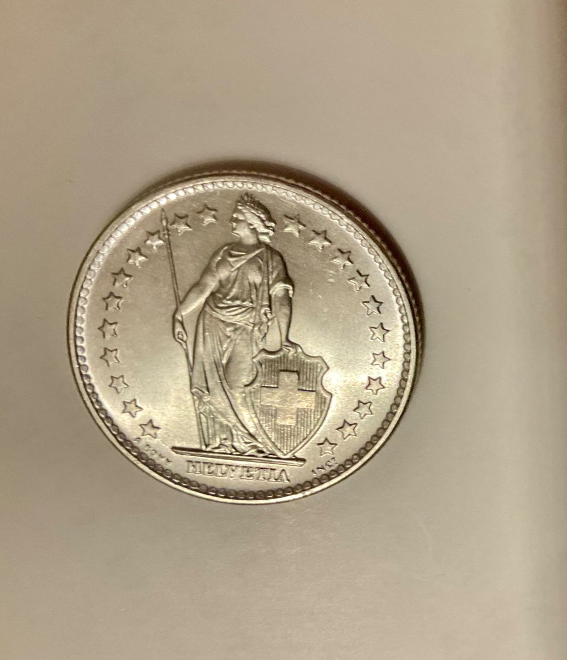 Tutti le monete: 2 Fr. 1965 silber   unz – Nuovo (secondo la descrizione) da schlieren venduto da Retton 1