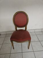 6x Antike Medaillon-Polsterstühle im Louis-XVI-Stil