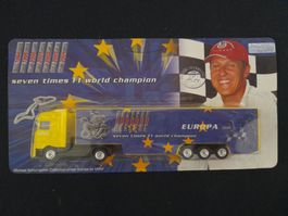 LKW Mercedes Modell mit Anhänger, 1:87, F1 Schumacher
