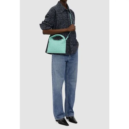 Bottega Veneta mini Hop in Mint Color
