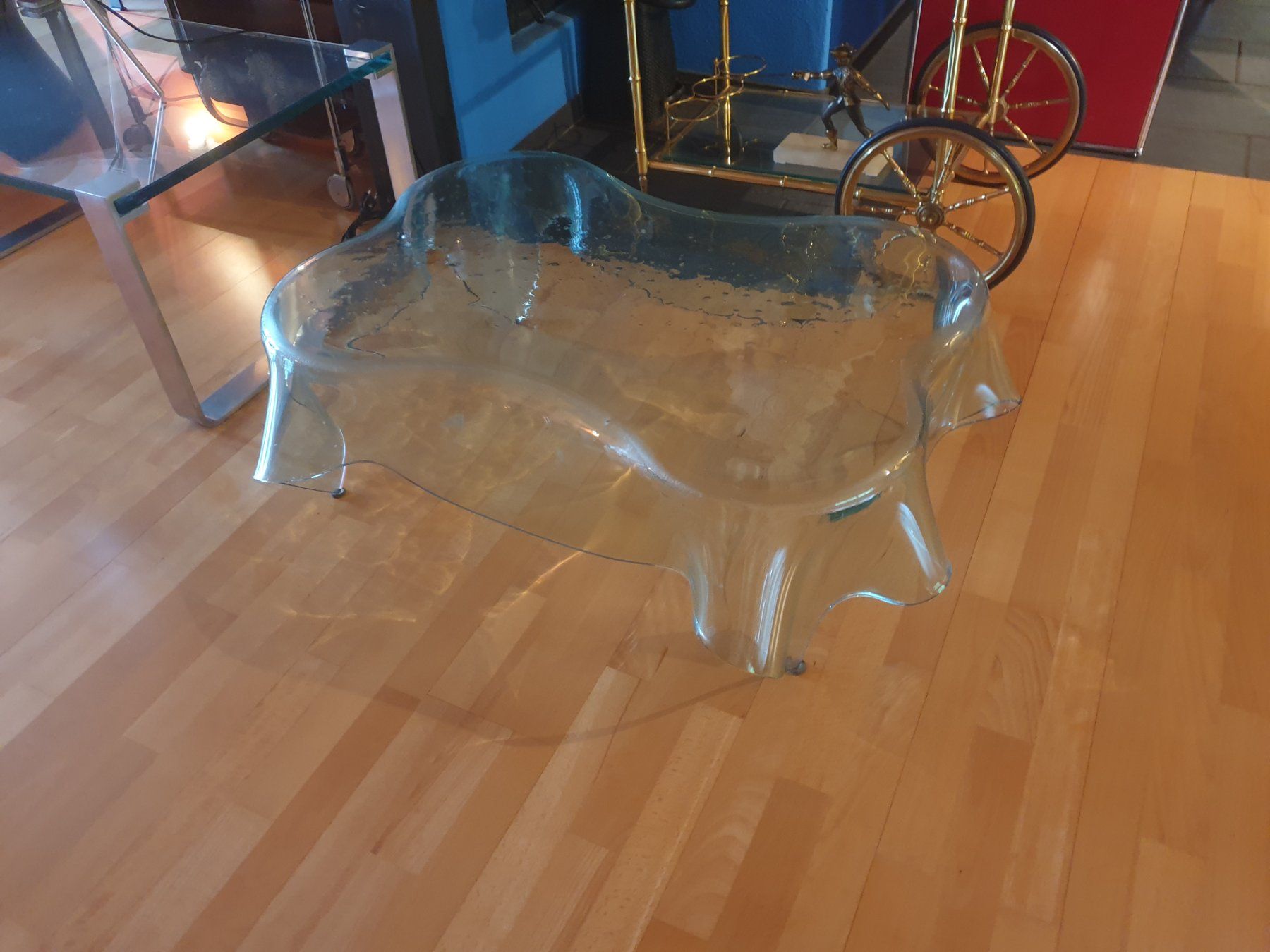 Skulpturen & Statuen: Italienischer Clubtisch /Objekt – Gebraucht aus rebstein von spacy73 4