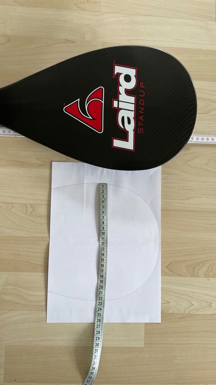 Gommoni, kayak & canoe: Laird SUP Paddle Carbon mit Hülle – Usato da Huenibach venduto da Pingping1 1
