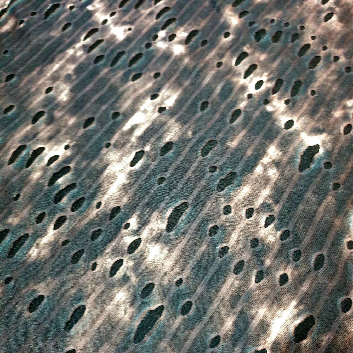 Stoffe: Destroyed Jersey "braun batik" Stoff je m – Neu und originalverpackt aus Wiesenberg von mountain-merch