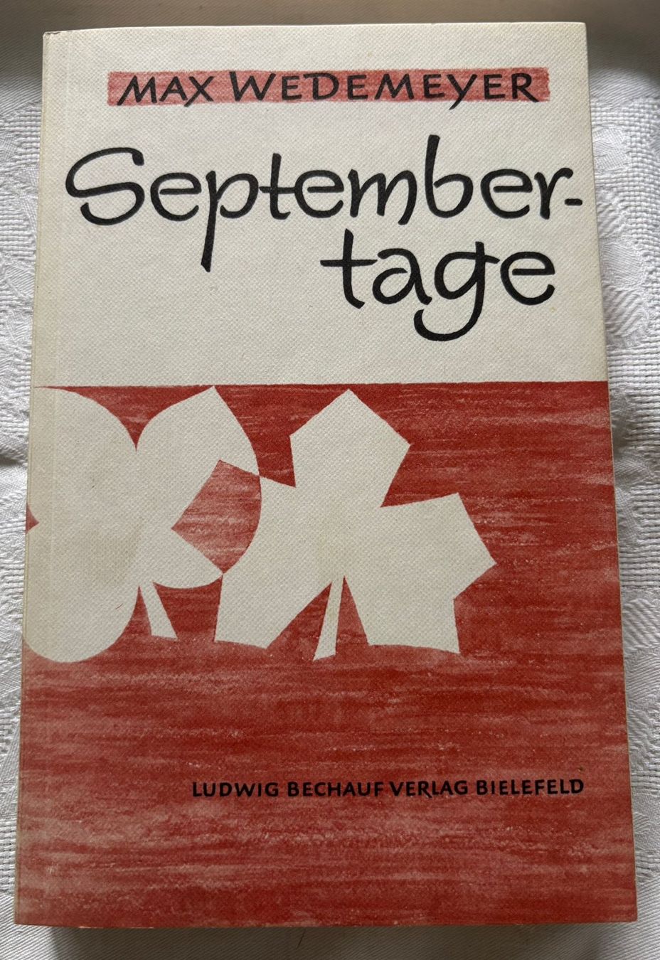 Libri: Septembertage - Max Wedemeyer – Usato da Interlaken venduto da Poeschtli